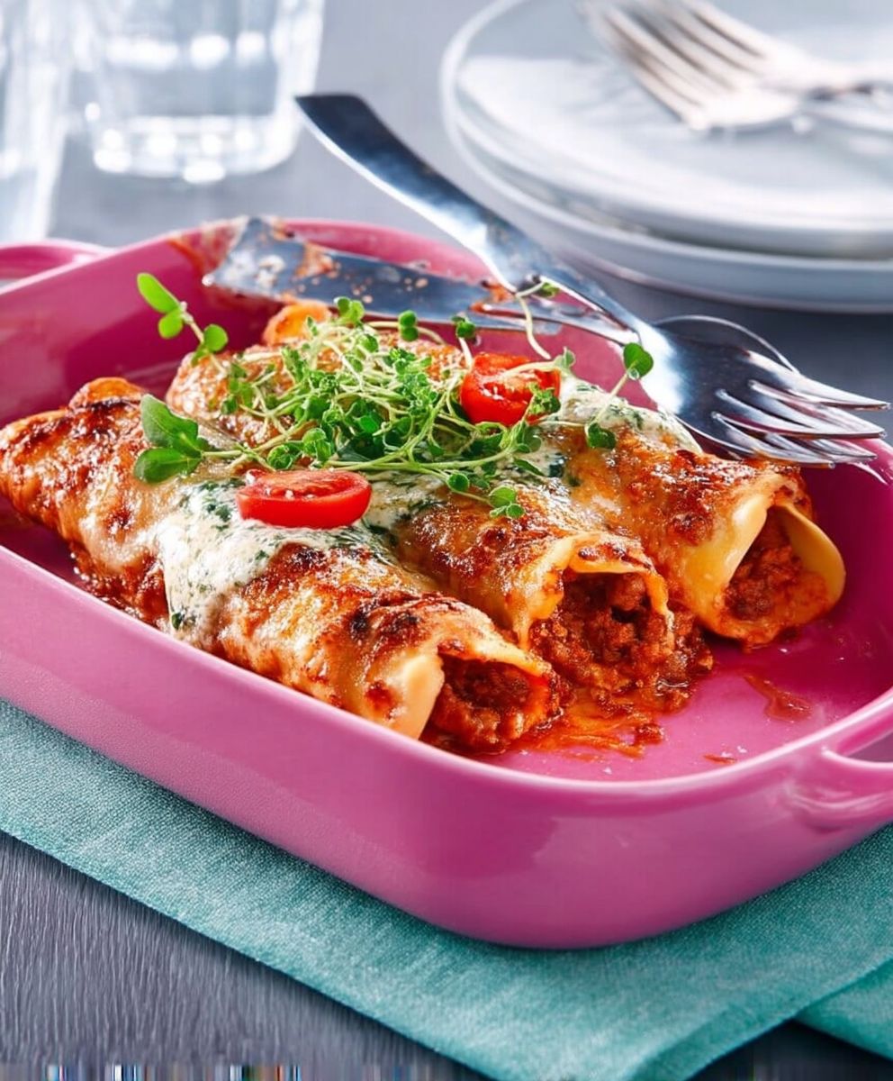 Cannellonis bolognaise agneau