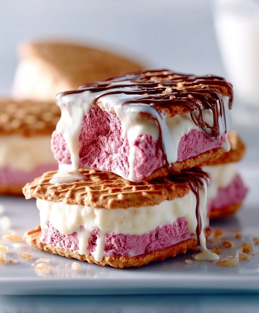 Sandwichs glacés maison