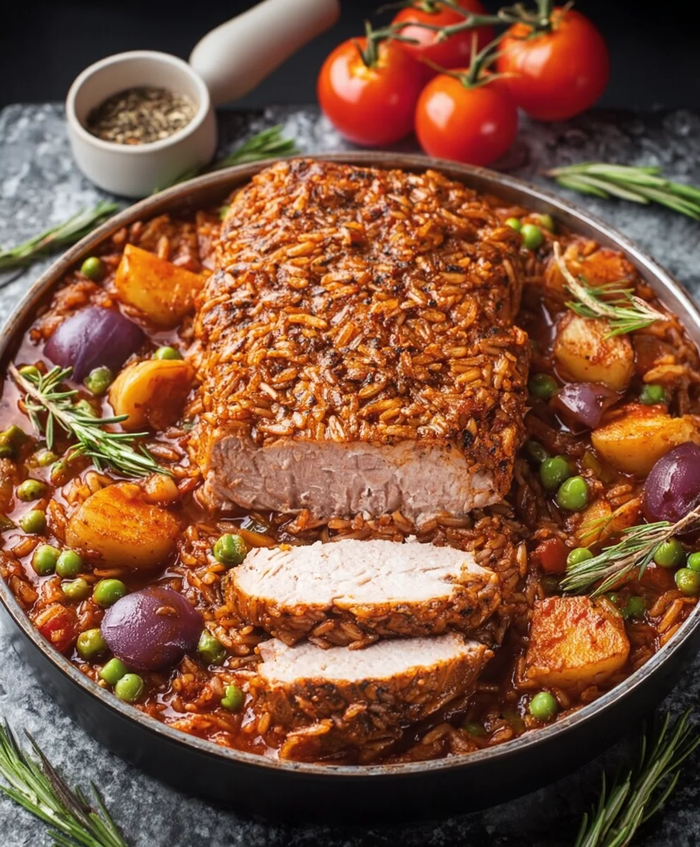 Serbisches Reisfleisch (Riz à la Serbe au Bœuf)