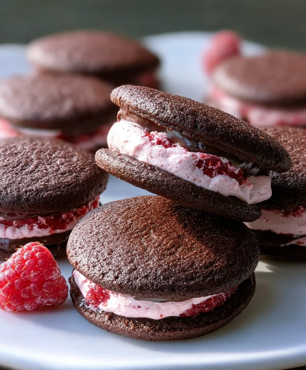 Recette Irrésistible de Sablés Sandwich Chocolat Framboise