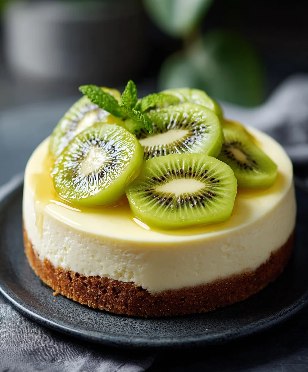 Cheesecake Kiwi Sans Cuisson : Facile, Léger & Délicieux