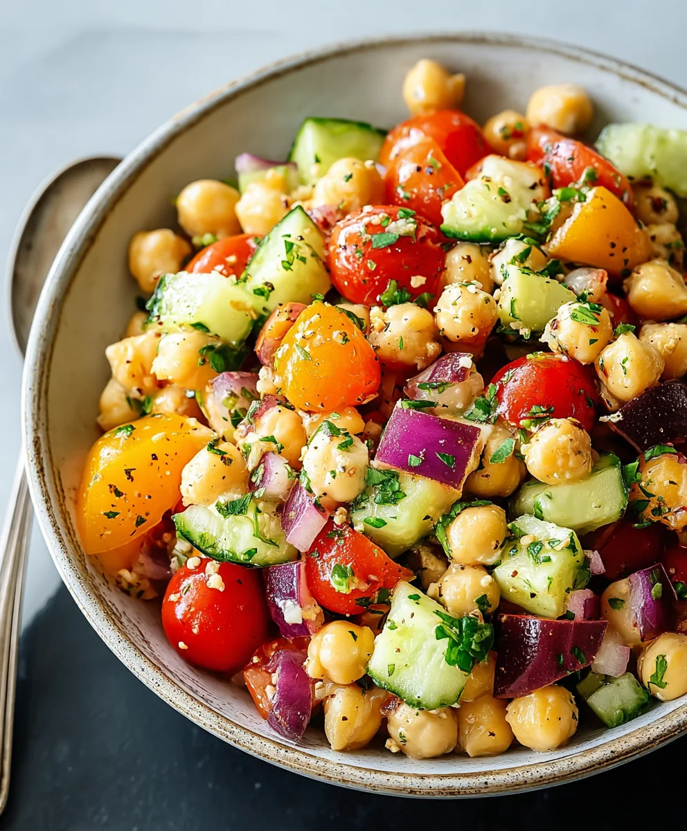 Recettes faciles de salade de pois chiche pour toute occasion