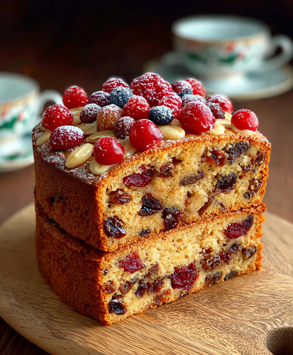 Recette Gâteau aux Fruits de Fêtes Sans Alcool Savoureux
