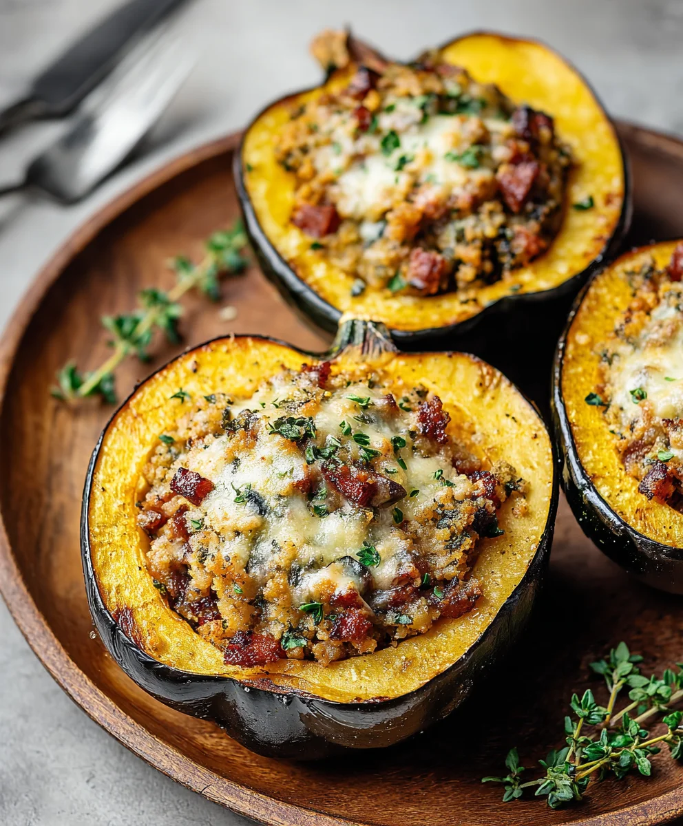 Courge Farcie d'Automne : Recette Réconfortante & Exquise
