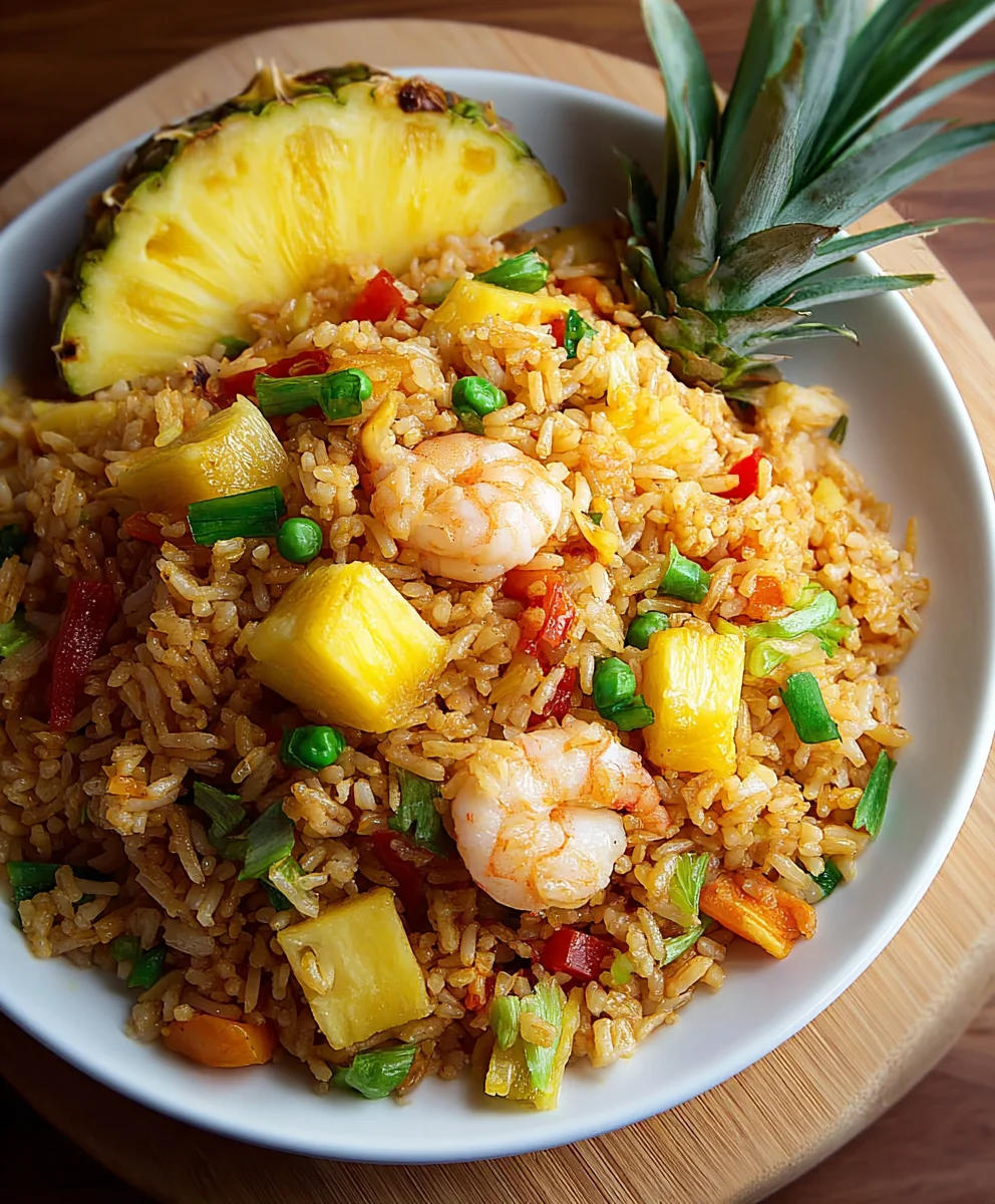 Riz Frit Ananas Irrésistible : Recette Asiatique Facile