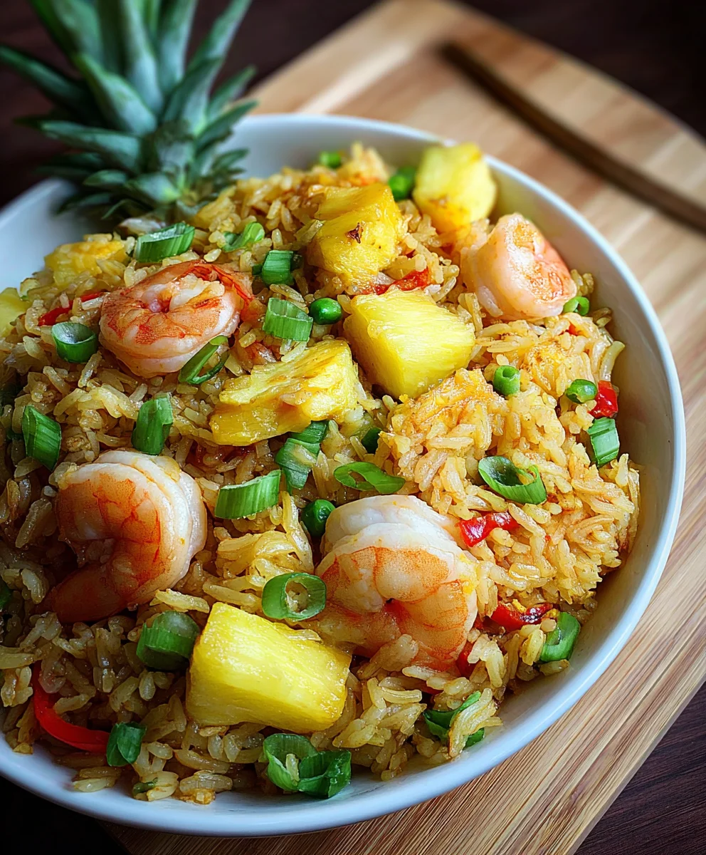 Riz Frit Ananas Irrésistible : Recette Asiatique Facile