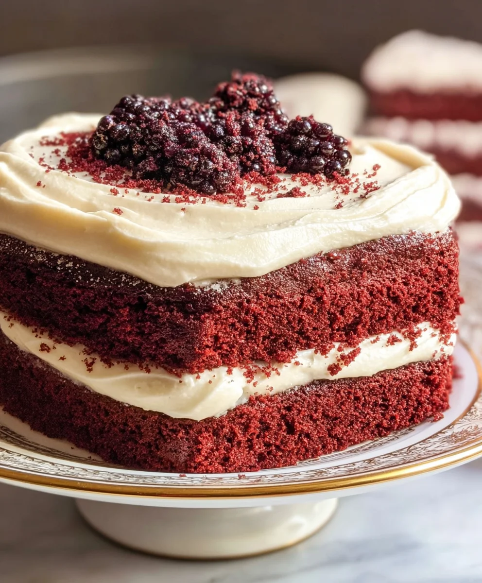 Célébrez Juneteenth : Gâteau Red Velvet Classique et Délicieux