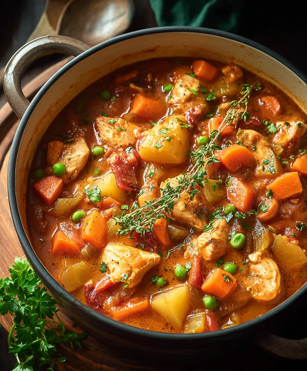 Mijoté Réconfortant de Poulet aux Légumes: La Recette