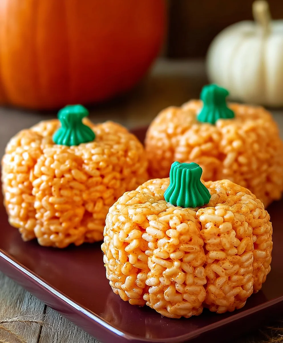 Citrouilles Rice Krispies : Douceurs d'Automne Ludiques !