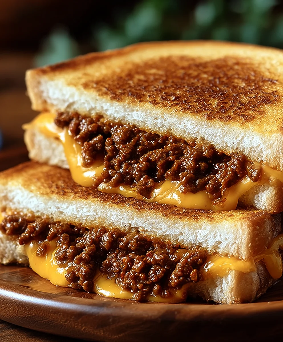 Le Grilled Cheese Sloppy Joes Ultime: Un Délice Fromagé