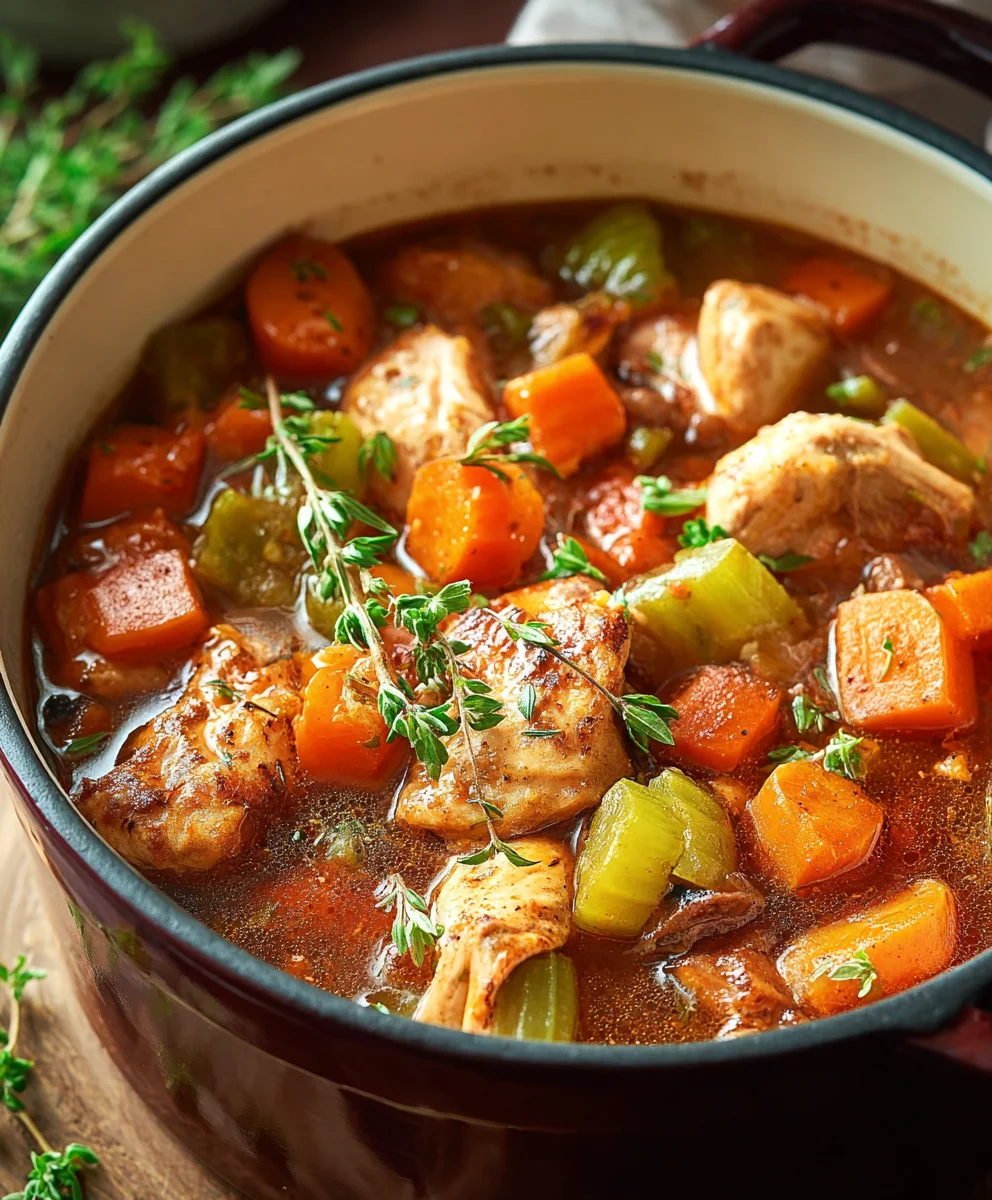 Mijoté Réconfortant de Poulet aux Légumes: La Recette