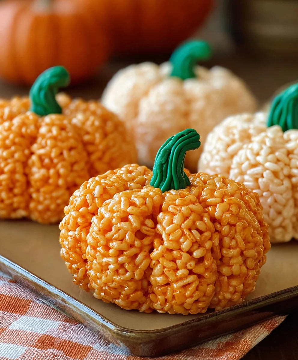 Citrouilles Rice Krispies : Douceurs d'Automne Ludiques !