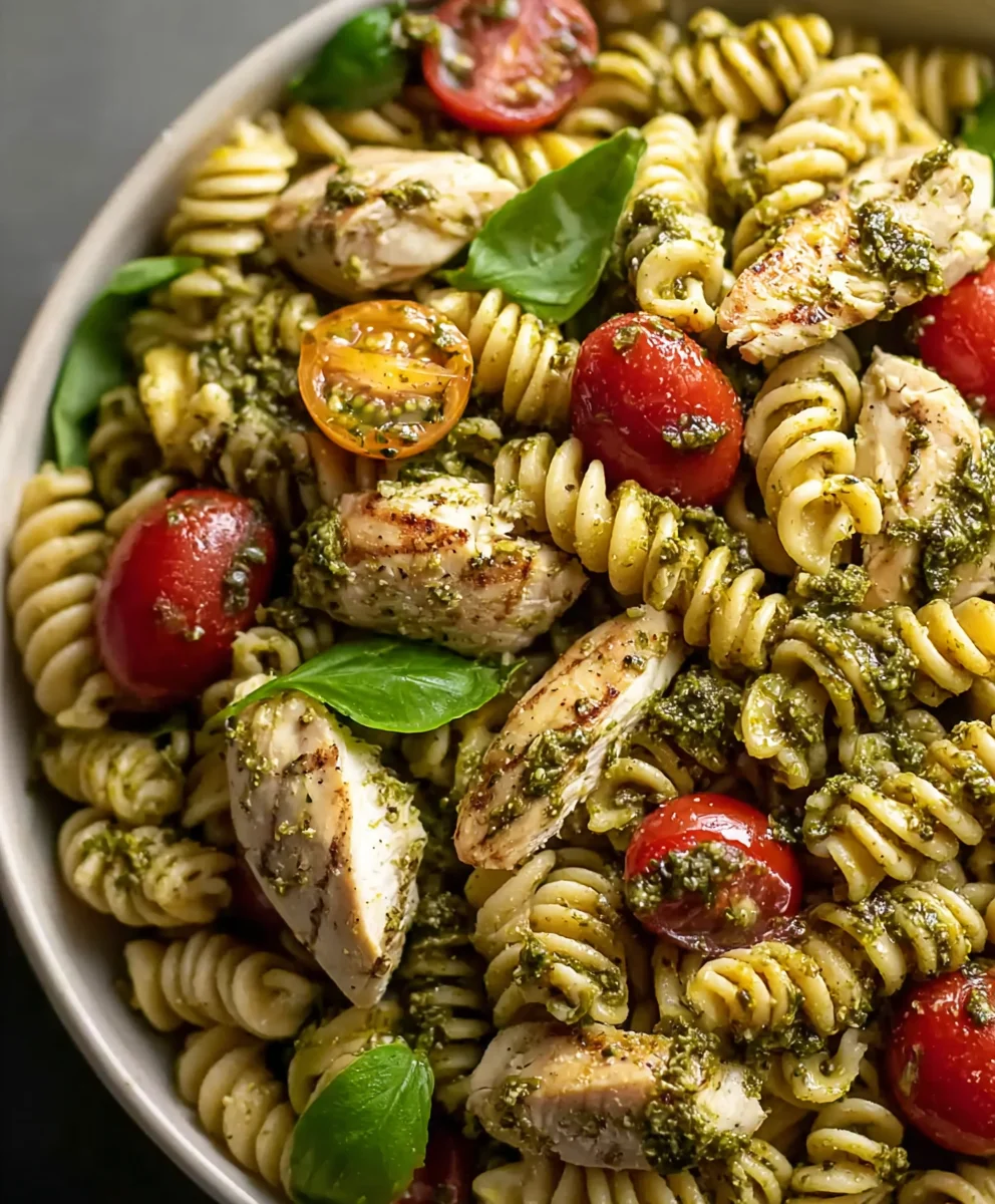 Salade de Pâtes Poulet Pesto : La Recette Fraîche de l'Été