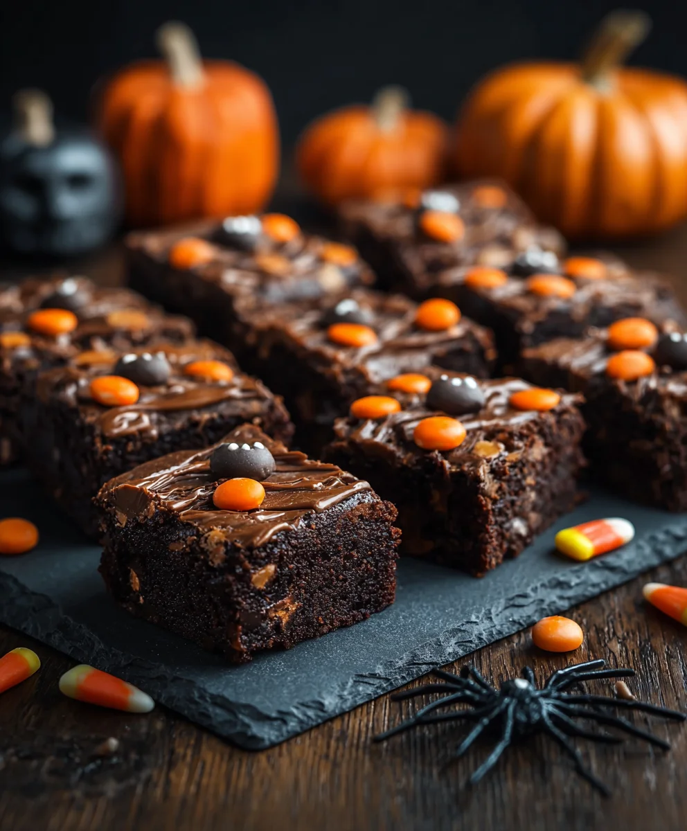 Halloween Brownies: Recette Spooky & Facile à Faire !