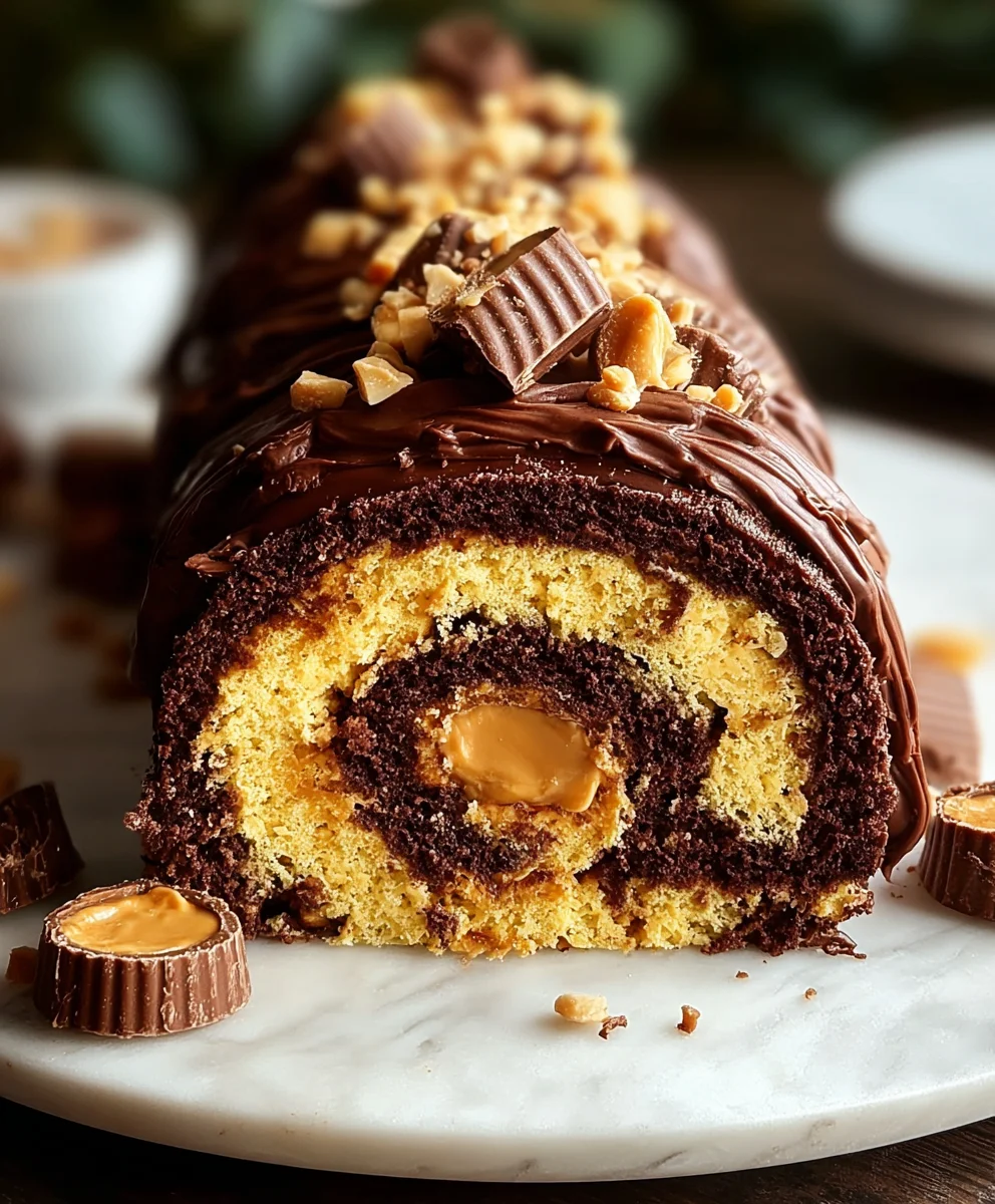 Gâteau Roulé Reese's Beurre Cacahuète : Recette Irrésistible