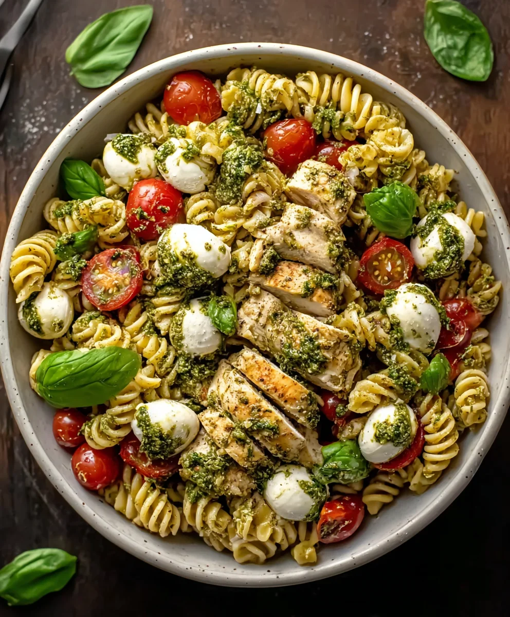 Salade Pâtes Poulet Pesto : La Recette Fraîcheur Express