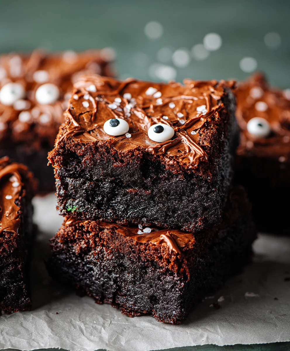 Brownies d'Halloween : Recette Effrayante & Délicieuse!