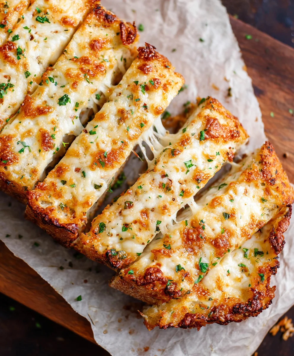 Recette Ultime: Pain à l'Ail Gratiné au Fromage Moelleux