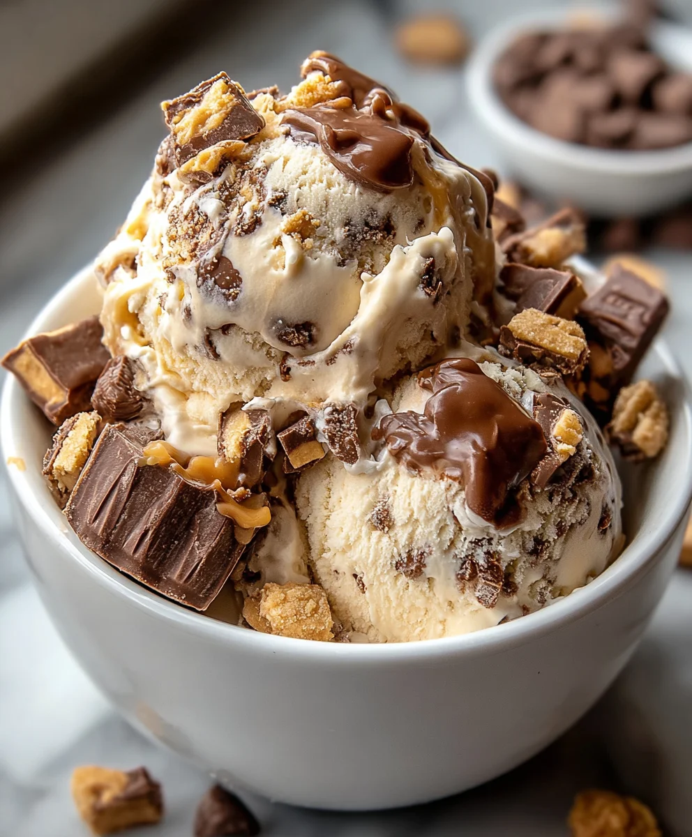 Glace Pâte à Cookie Snickers Reese's