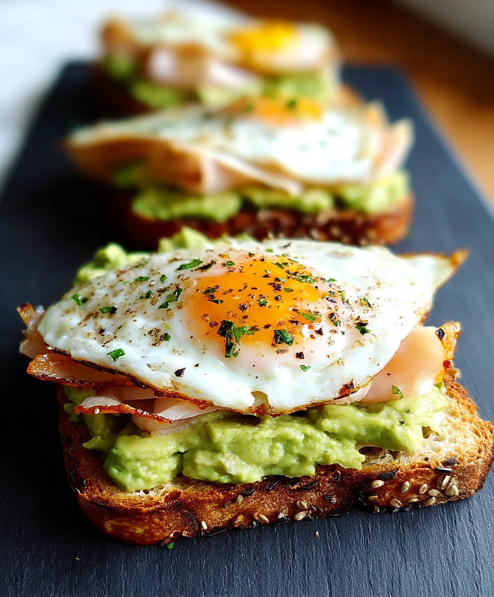 Toasts Dinde, Avocat & Œuf : Le Petit Déjeuner Healthy Idéal