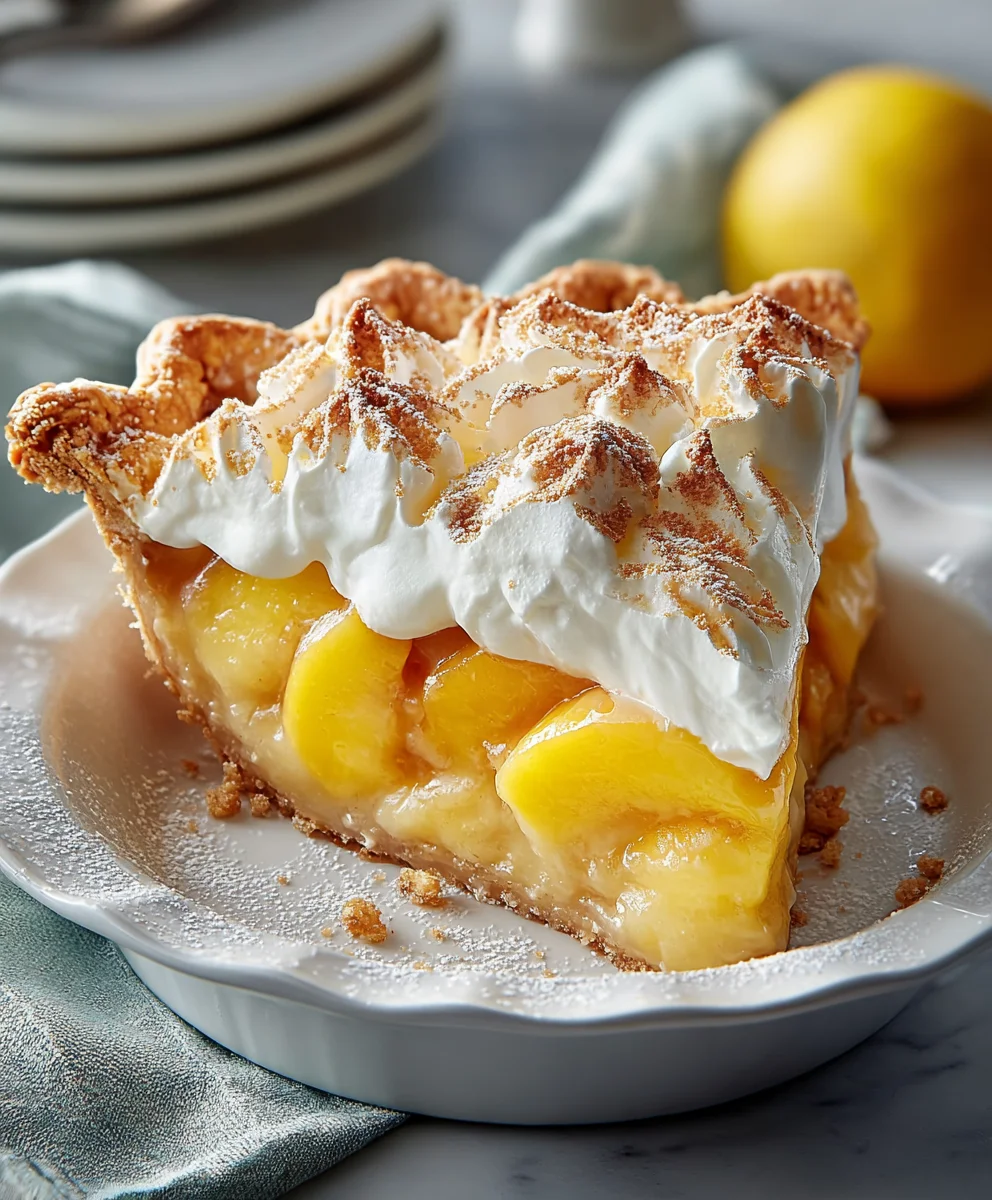 Tarte Pêche & Crème onctueuse : Le dessert parfait et facile