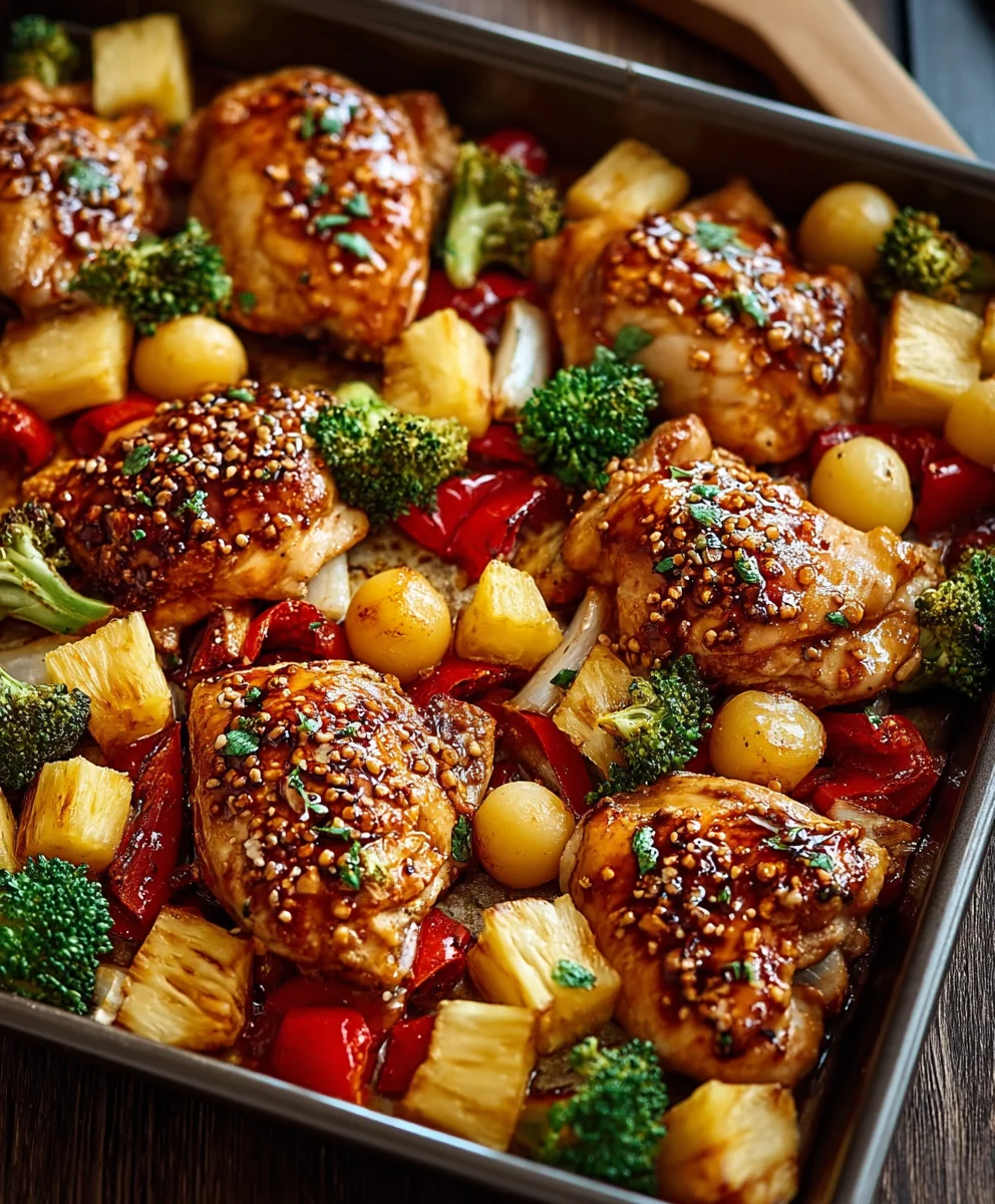 Poulet Hawaïen sur Plaque : Repas Facile et Exotique
