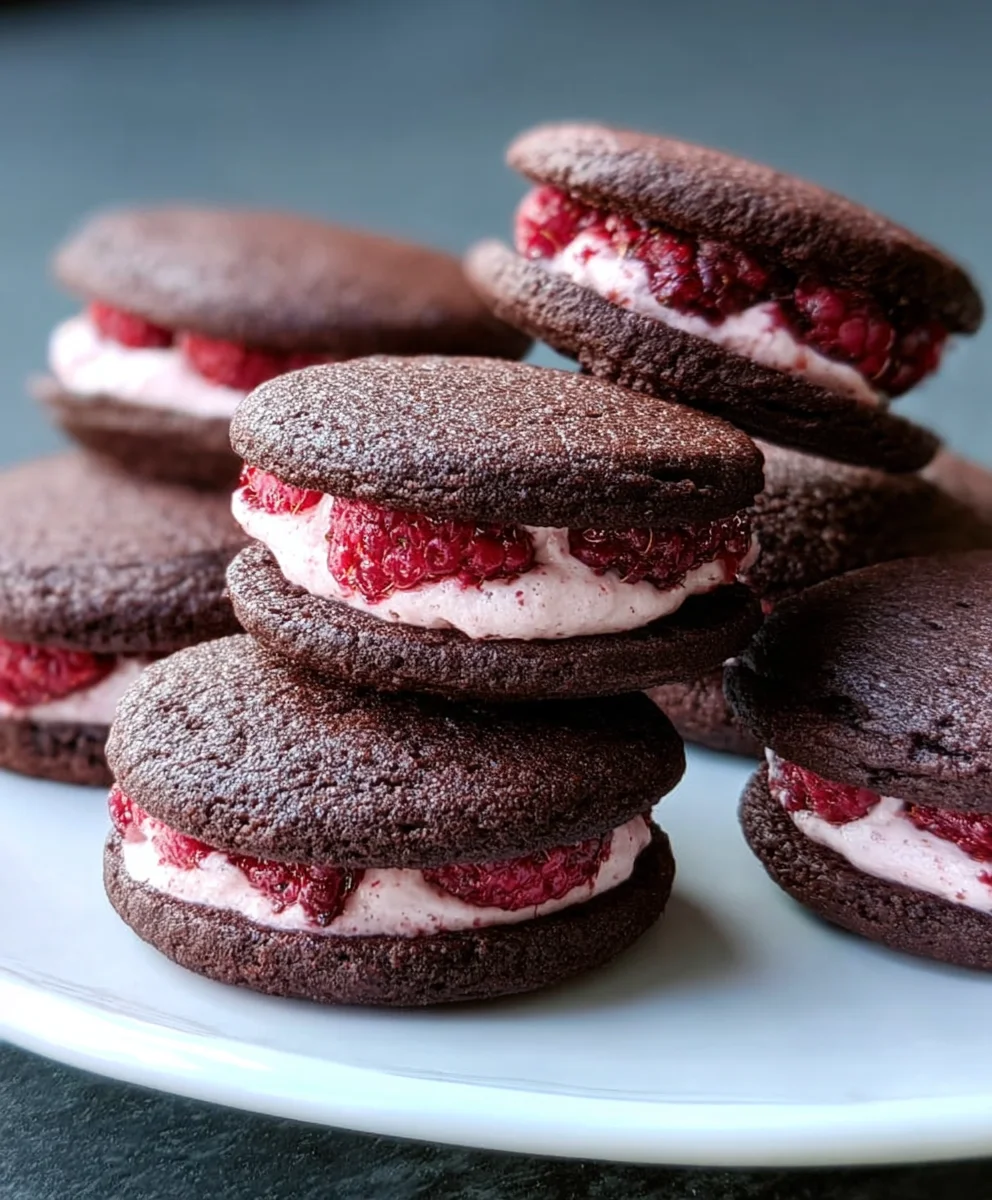 Recette Irrésistible de Sablés Sandwich Chocolat Framboise