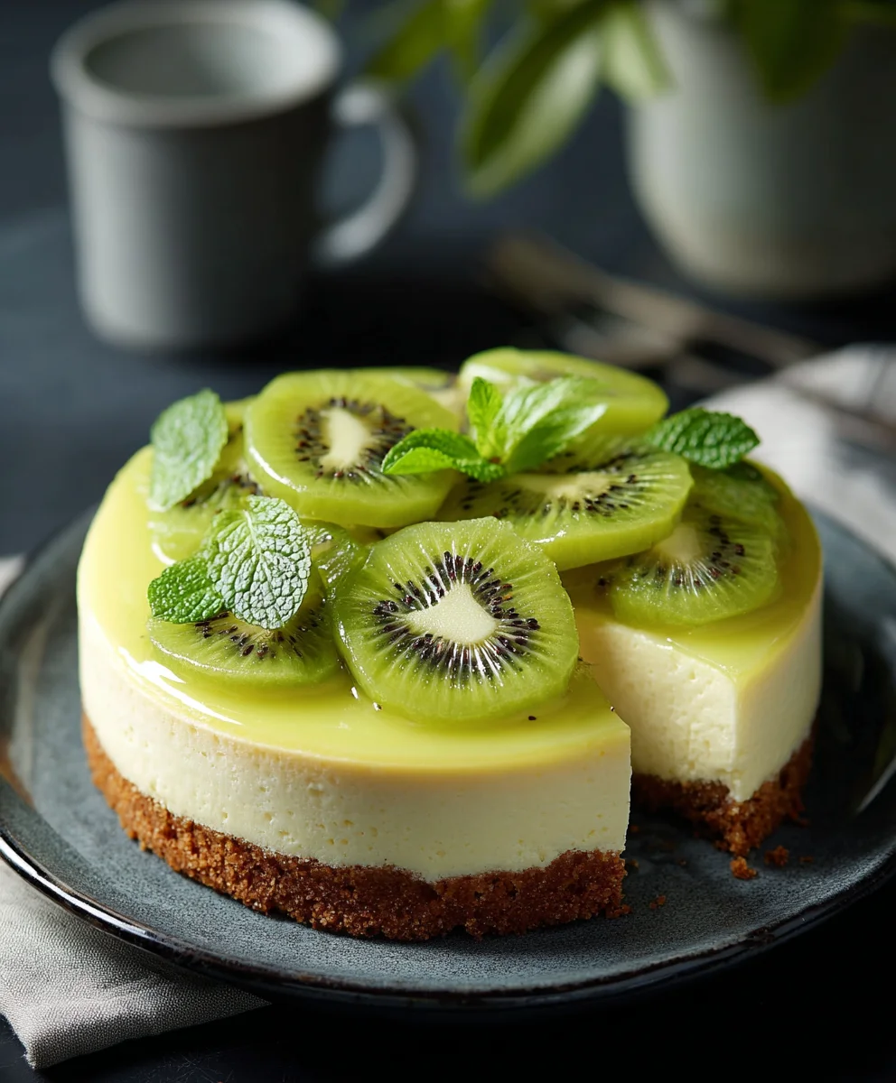 Cheesecake Kiwi Sans Cuisson : Facile, Léger & Délicieux