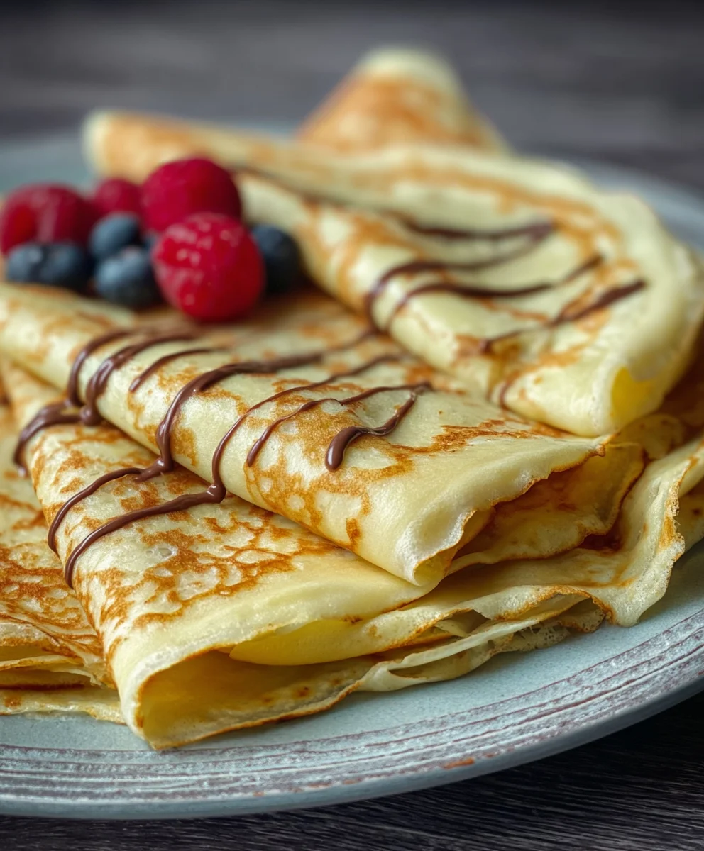 Crêpes Faciles au Mixeur (Rapide & sans Alcool)