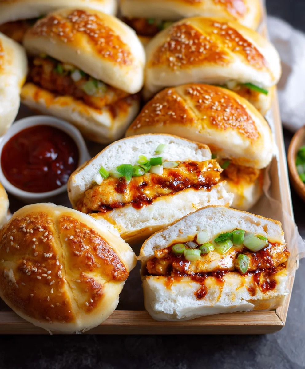 Buns Poulet Dynamite Fromage : Recette Facile et Irrésistible