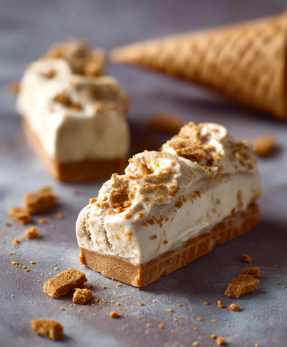 Barres Glacées Spéculoos Faciles Sans Sorbetière