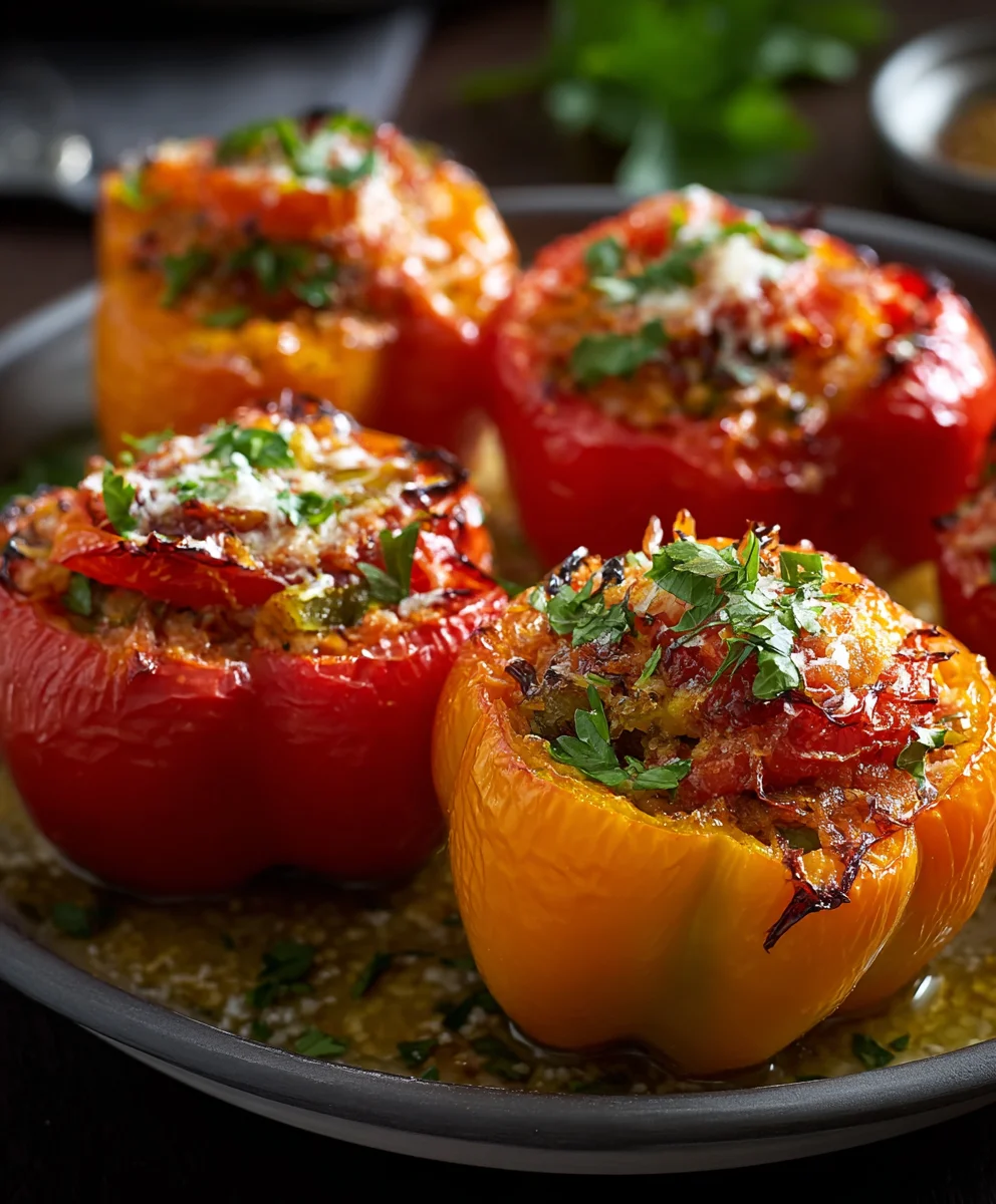 Poivrons Farcis Faciles au Boeuf: Recette Rapide et Délicieuse