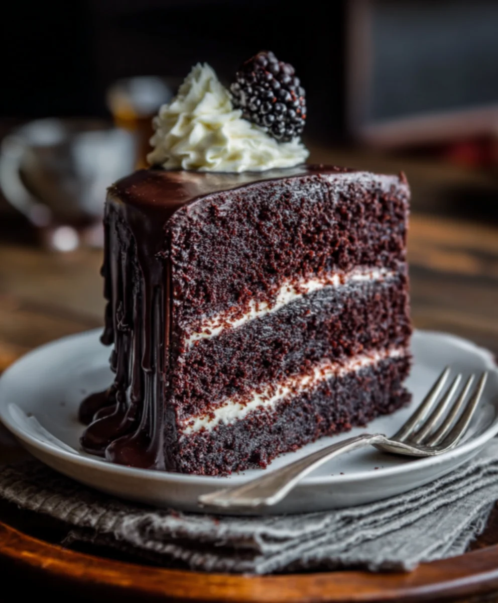 Recette Gâteau Velours Noir Parfait Facile