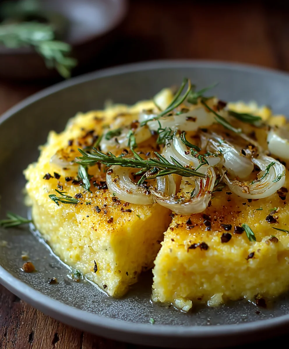 Polenta Herbes & Fenouil Caramélisé: Réconfort Gourmand