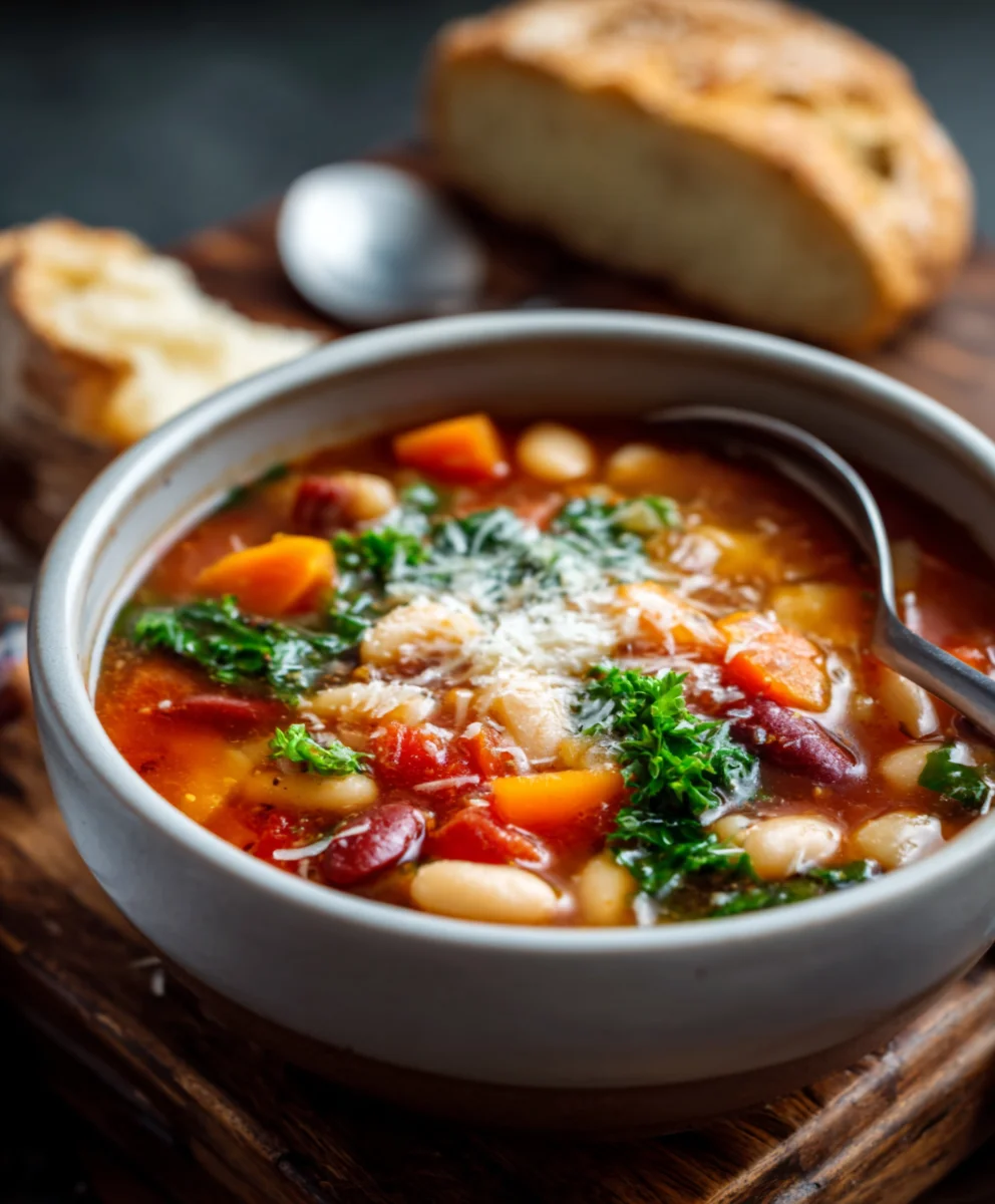 Minestrone Végétarien Facile et Savoureux