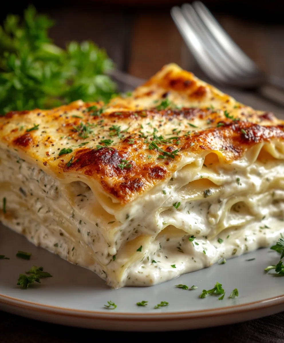 Lasagnes Crèmeuses à la Viande Blanche: Délectable