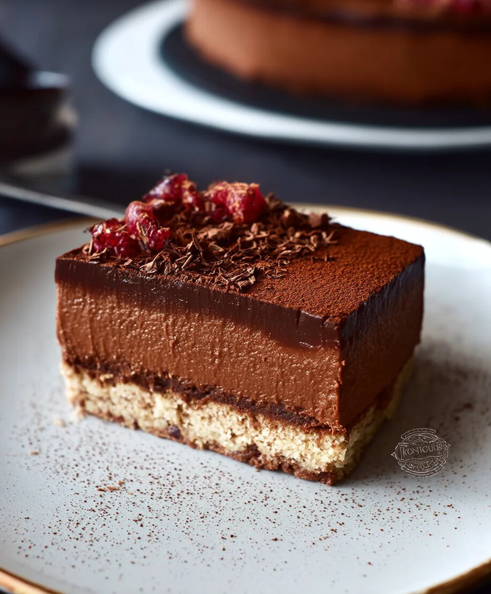 No-Bake Creamy Chocolate Cake Delight