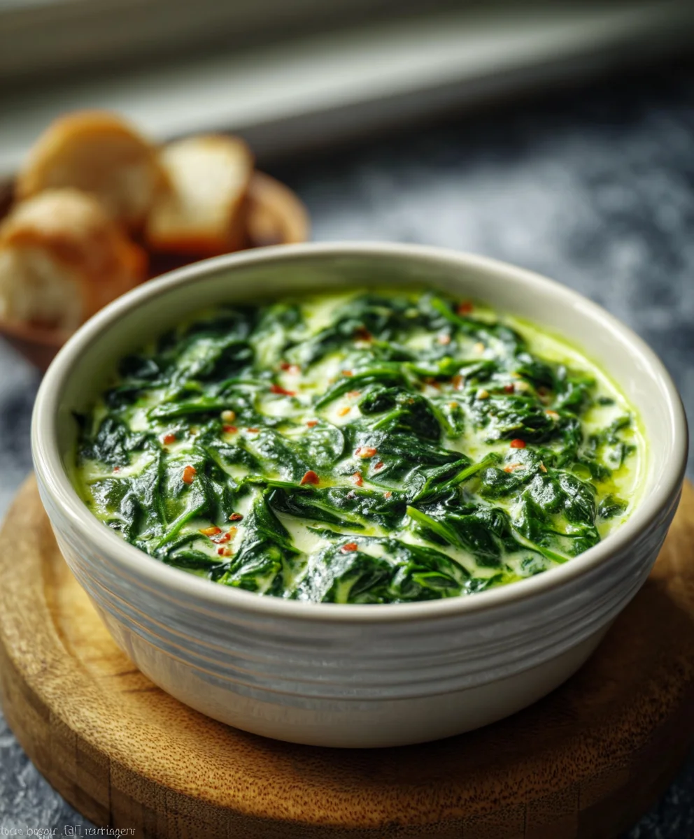 Épinards crémeux faciles : recette rapide et savoureuse