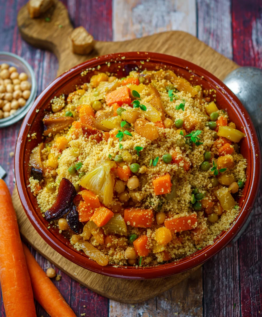 Couscous Végétarien Hiver : Recette Facile et Savoureuse