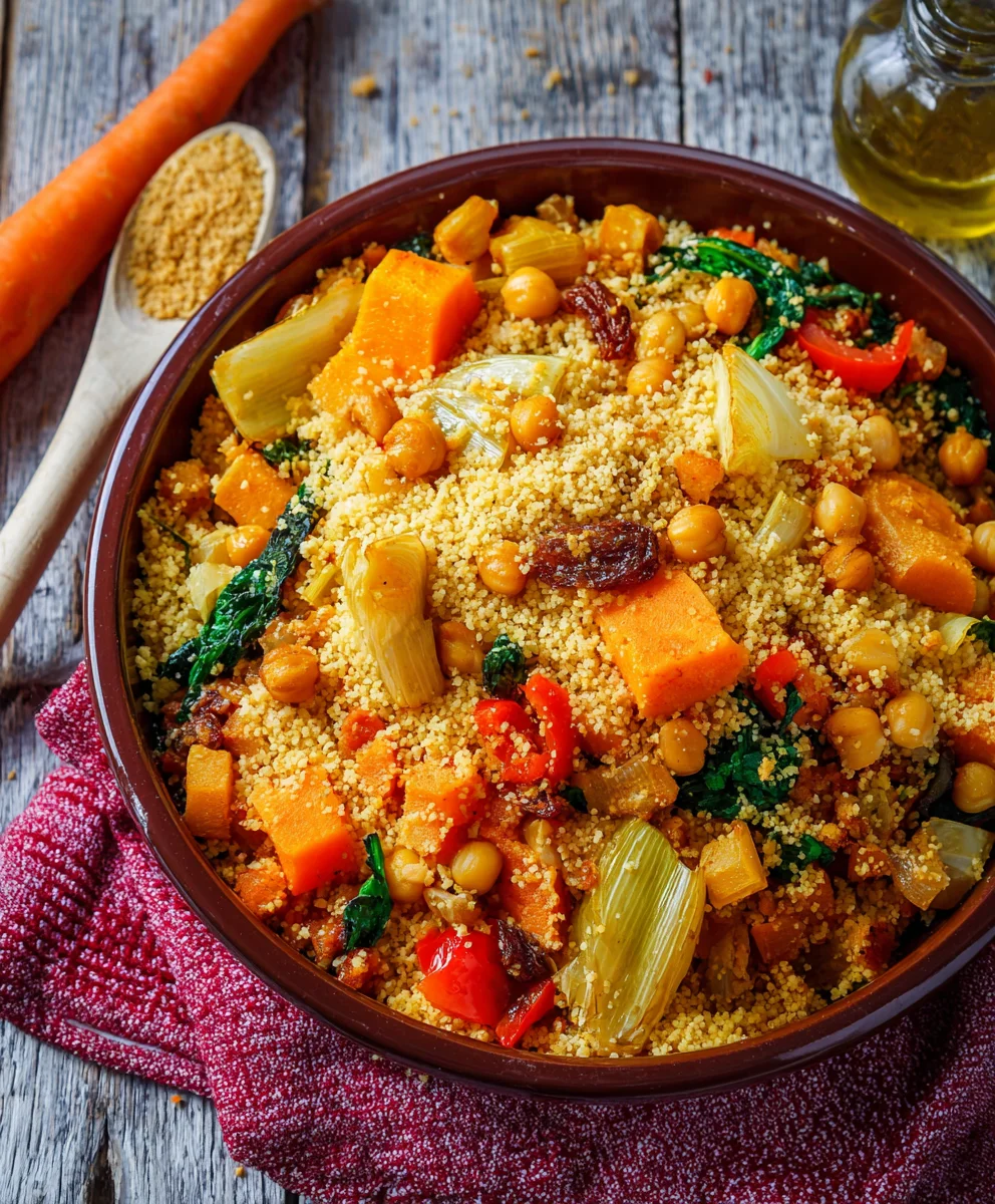 Couscous Végétarien Hiver : Recette Facile et Savoureuse