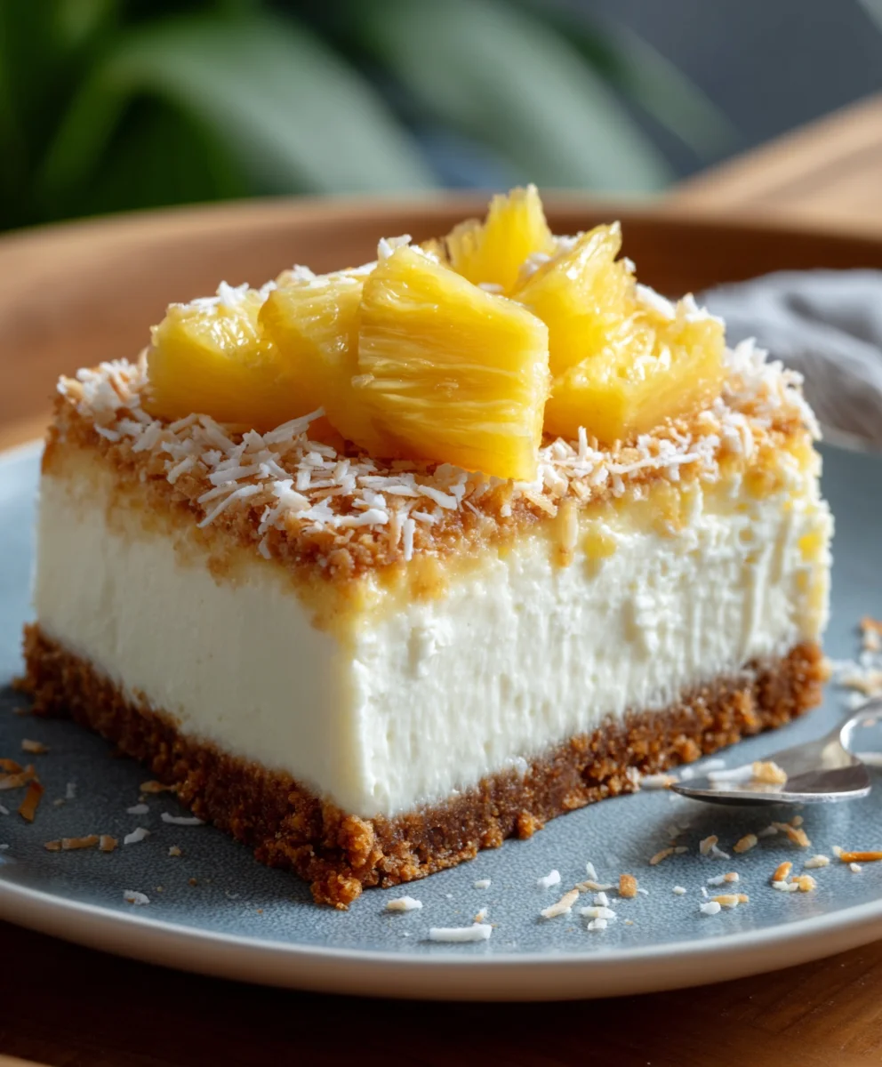 Cheesecake Ananas Coco Facile : Recette Tropicnon-alcoholic ale Gourmande