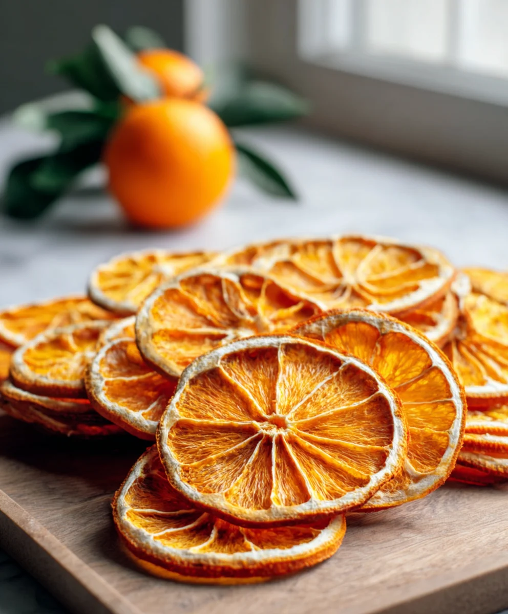 Tranches d'orange séchées parfaites : recette facile